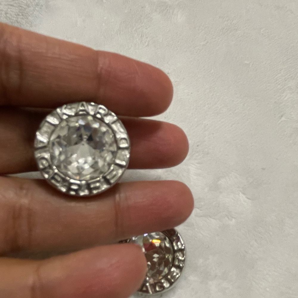 Karl lagerfeld clip earrings - Picture 5 of 10